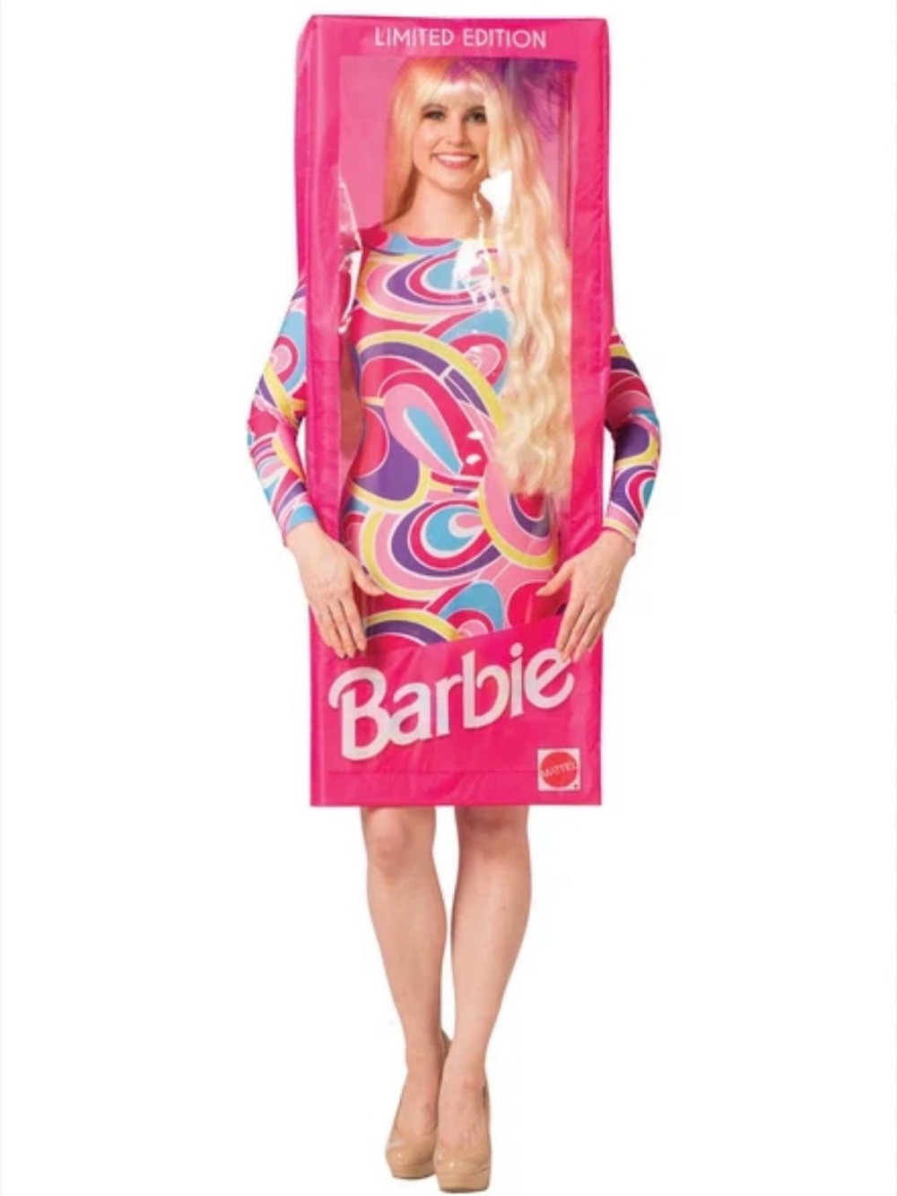 Barbie Doll Box Adults Costume
